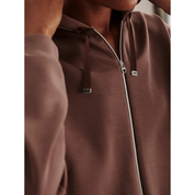 JORGIE ZIP HOODIE COFFEE QUARTZ