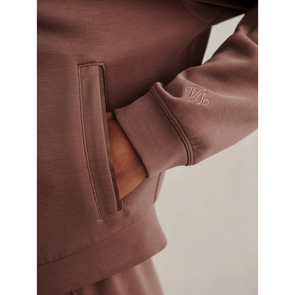 JORGIE ZIP HOODIE COFFEE QUARTZ