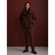 KELLAN SHORT JACKET DEEP MAHOGANY