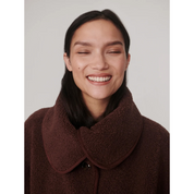 KELLAN SHORT JACKET DEEP MAHOGANY