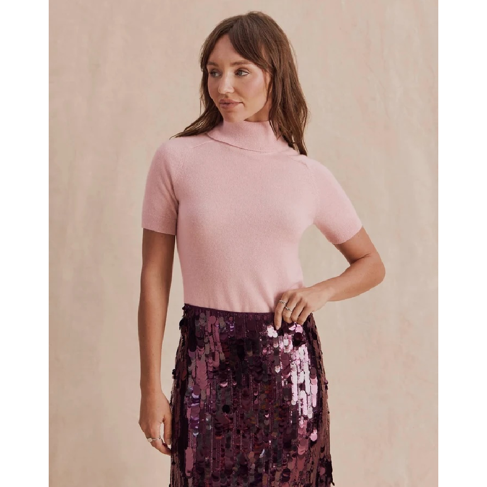 TORI CASHMERE SPARKLE PINK