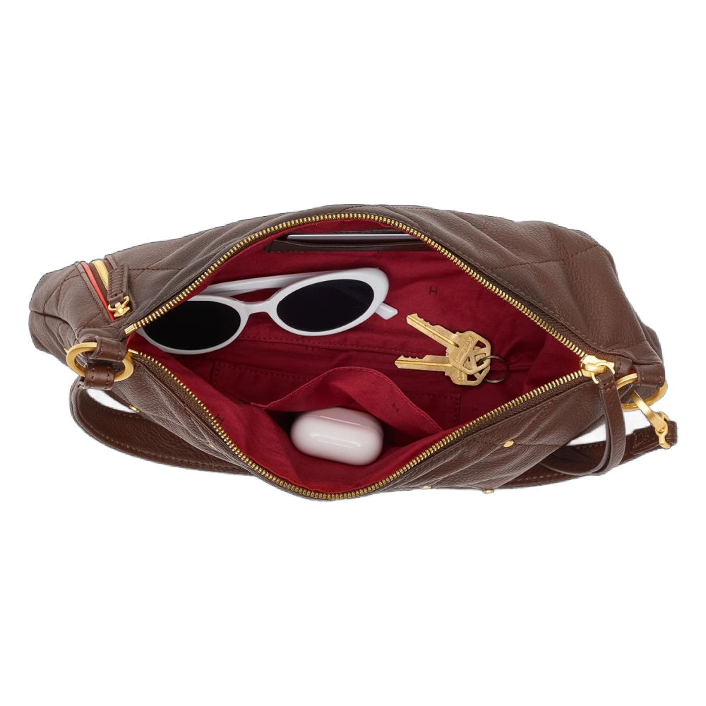 KYLE MEDIUM BAG QUILTED ESPRESSO