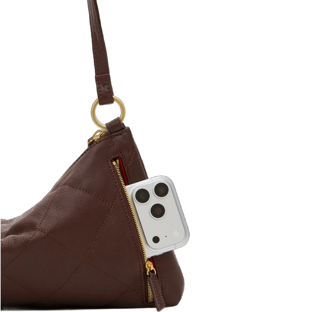KYLE MEDIUM BAG QUILTED ESPRESSO