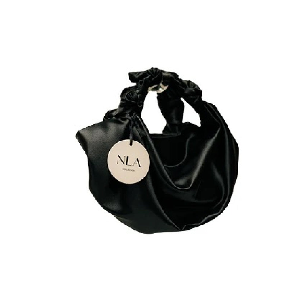 SILK KNOT BAG BLACK