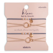 SISTERS HAIR TIE BRACELET