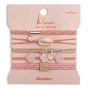SHIMMER HAIR TIE BRACELET
