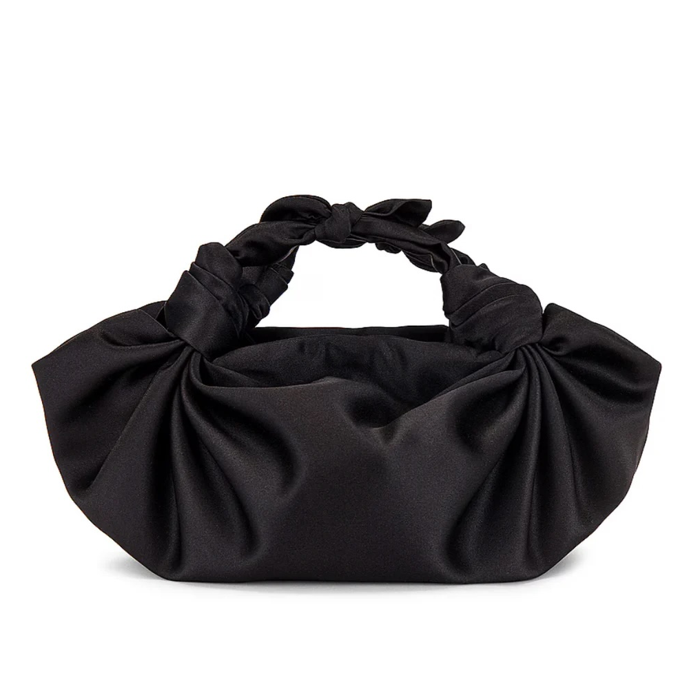 SILK KNOT BAG BLACK
