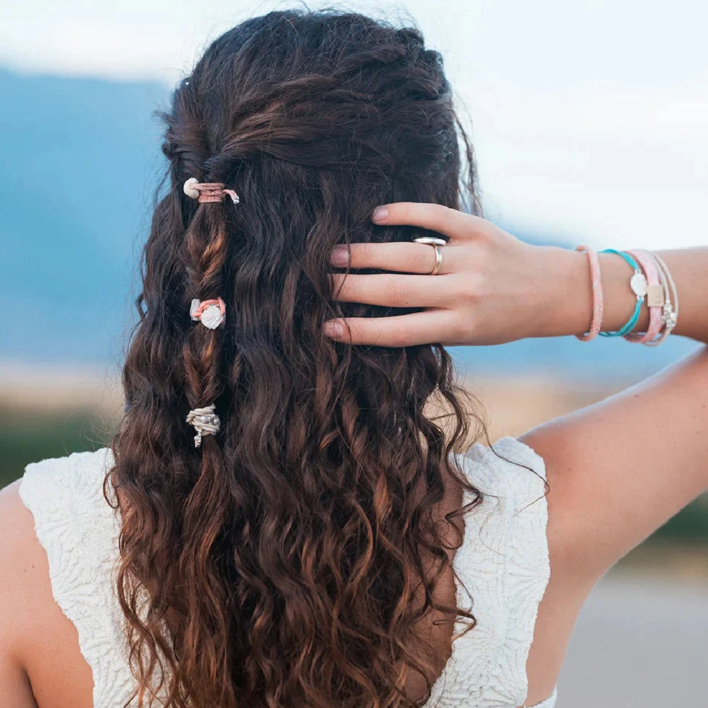 SHIMMER HAIR TIE BRACELET