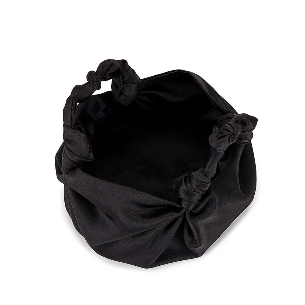 SILK KNOT BAG BLACK