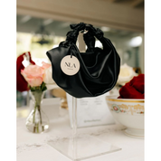 SILK KNOT BAG BLACK