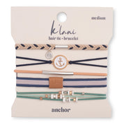 ANCHOR HAIR TIE BRACELET