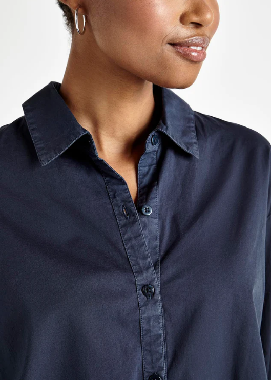 AVRIL BUTTON DOWN NAVY