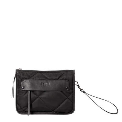 QUILTED MADISON CONVERTIBLE CROSSBODY BLACK