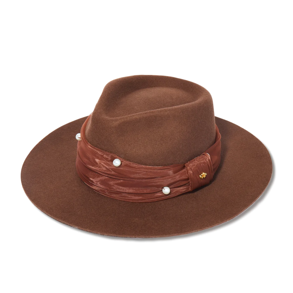 WALNUT FARRAH WOOL RANCHER HAT