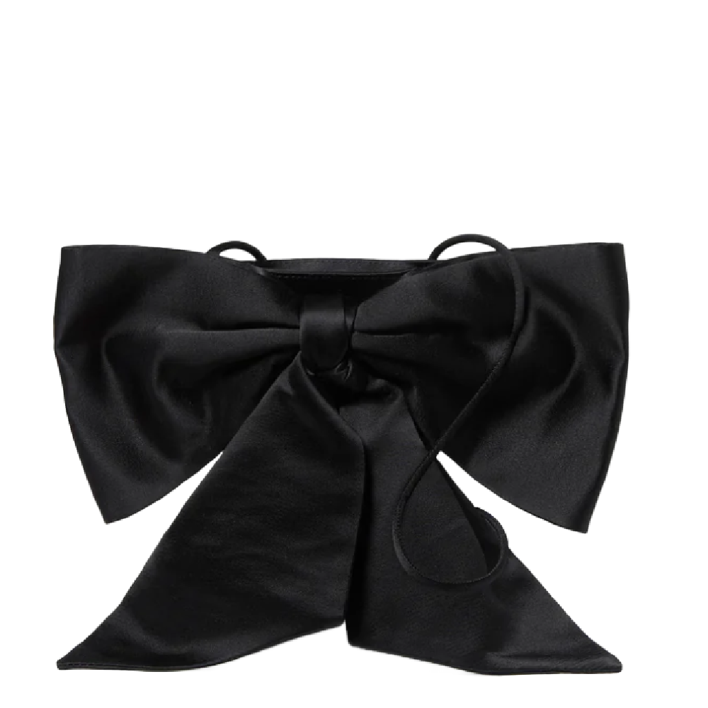 VIOLET BOW BLACK