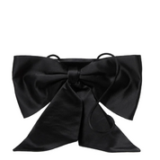 VIOLET BOW BLACK