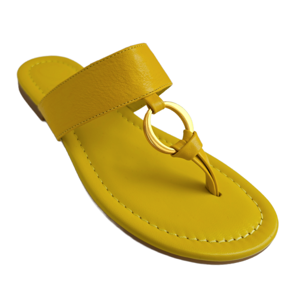 OLIVIA FLAT YELLOW