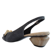THIA BLACK RAFFIA