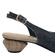 THIA BLACK RAFFIA