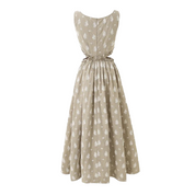 STELLARIA DRESS BROWN ICE