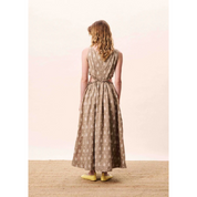 STELLARIA DRESS BROWN ICE