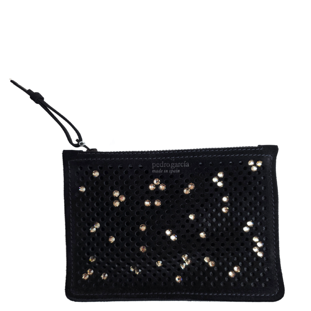 POCHETTE SUEDE BLACK