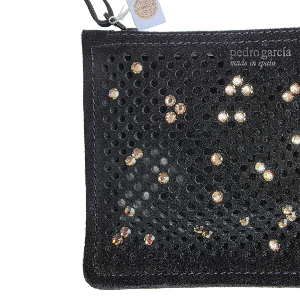 POCHETTE SUEDE BLACK