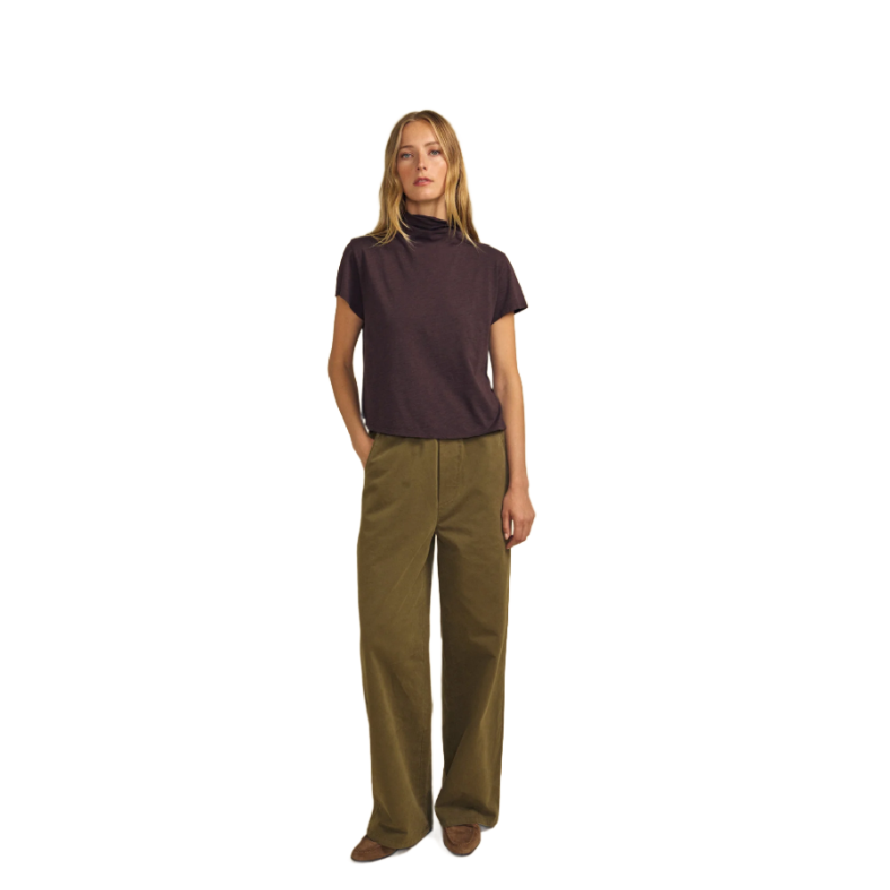 SAVI TEE SHORT SLEEVE BROWN