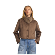 ESME SHERPA JACKET BROWN
