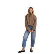 ESME SHERPA JACKET BROWN