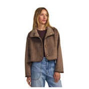 ESME SHERPA JACKET BROWN