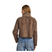 ESME SHERPA JACKET BROWN