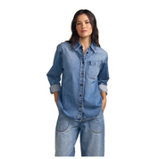 CLEMENTINE DENIM BUTTON-UP