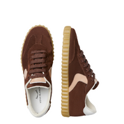 INES SUEDE SNEAKER DARK BURGUNDY