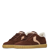 INES SUEDE SNEAKER DARK BURGUNDY