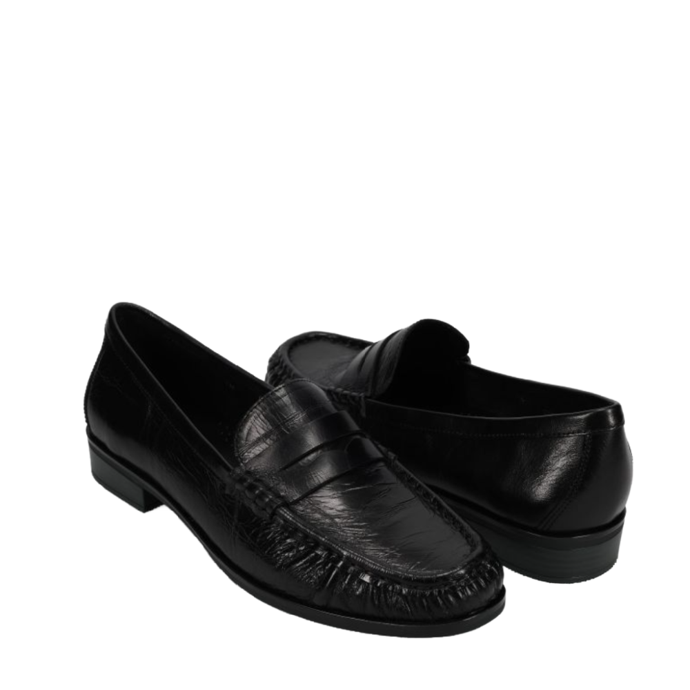 KELLEY LEATHER BLACK
