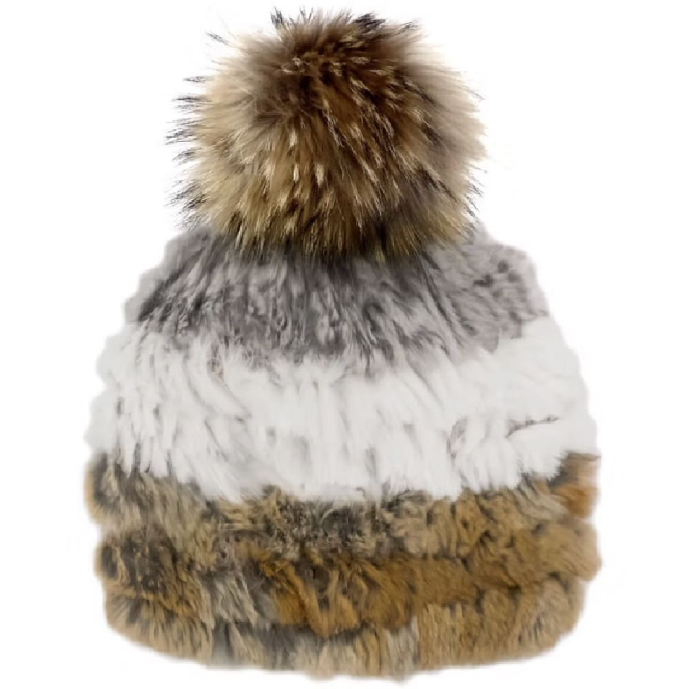 RABBIT 3 TONE BEANIE
