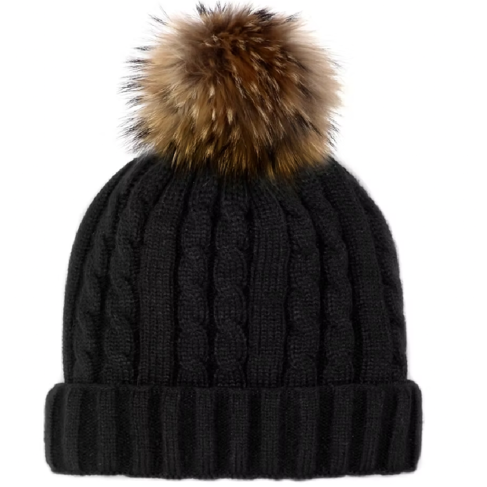 KNIT LINED BEANIE BLACK FINN