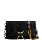 ROCK MINI GRAINED CROSSBODY BLK/GLD
