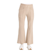 LUCIUS KNIT FLARE LEG PANT BEIGE