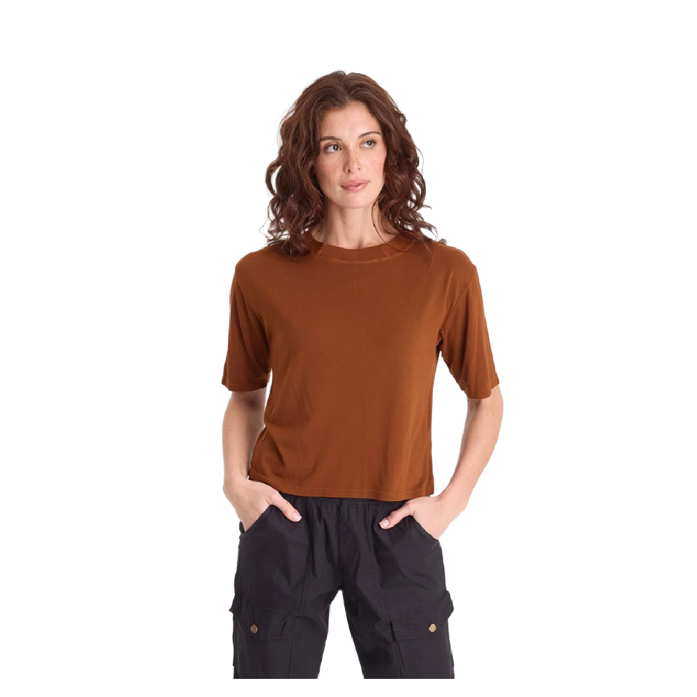 NONUS SHORT SLEEVE BROWN
