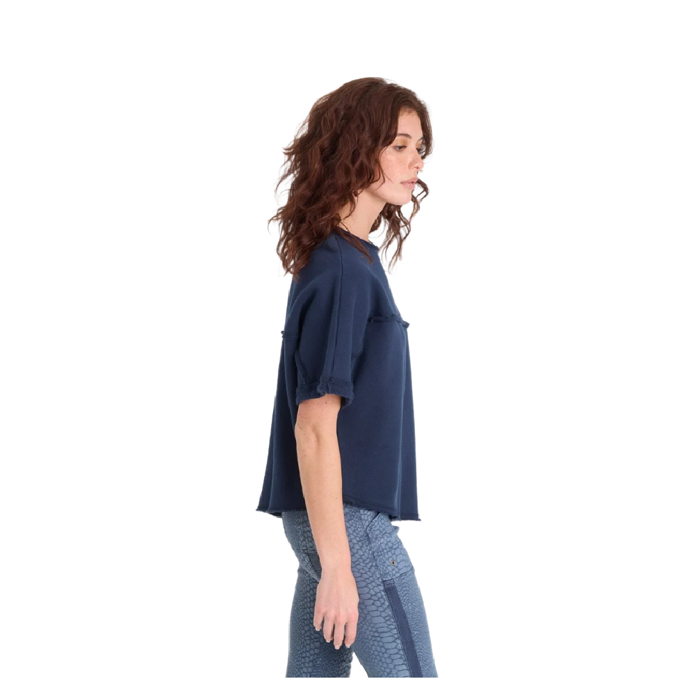 VITA FLEECE PULLOVER NAVY