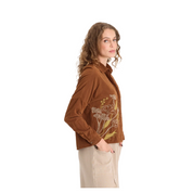 KYLE BUTTON UP BROWN