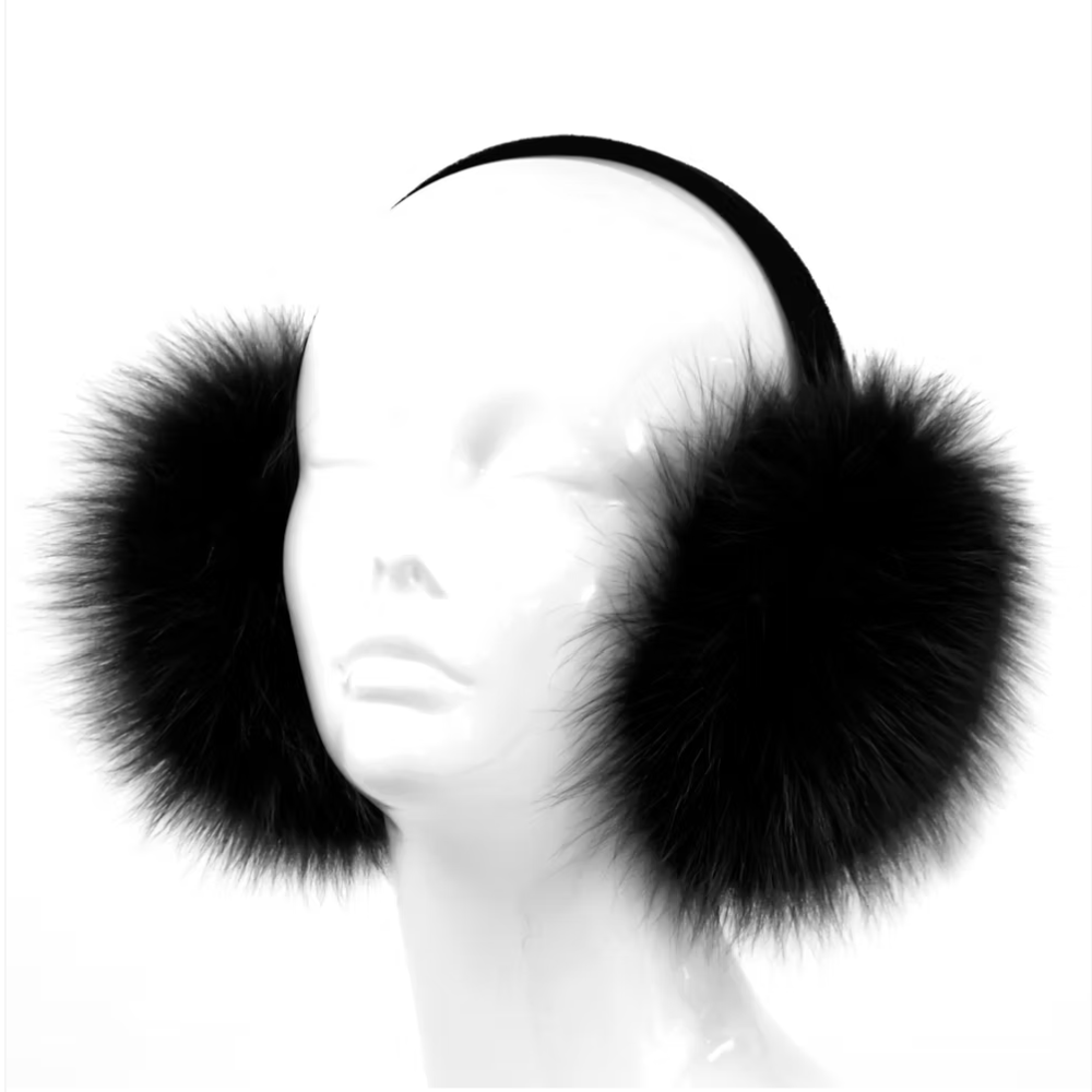 EARMUFFS BLACK FOX