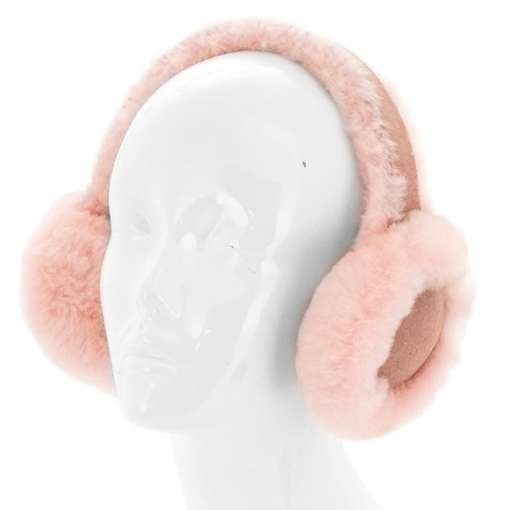 SHEARLING EARMUFF PINK