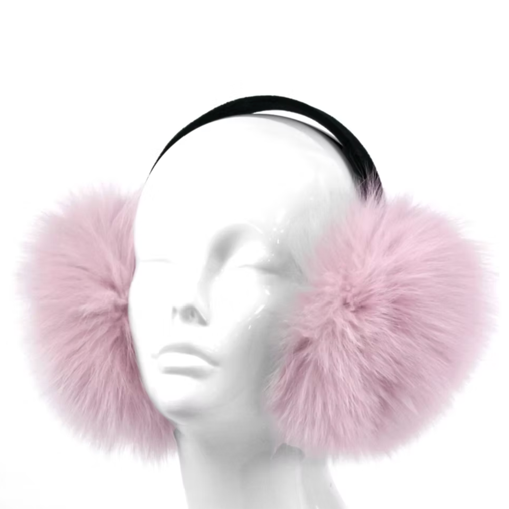 EARMUFFS SOFT PINK BLACK