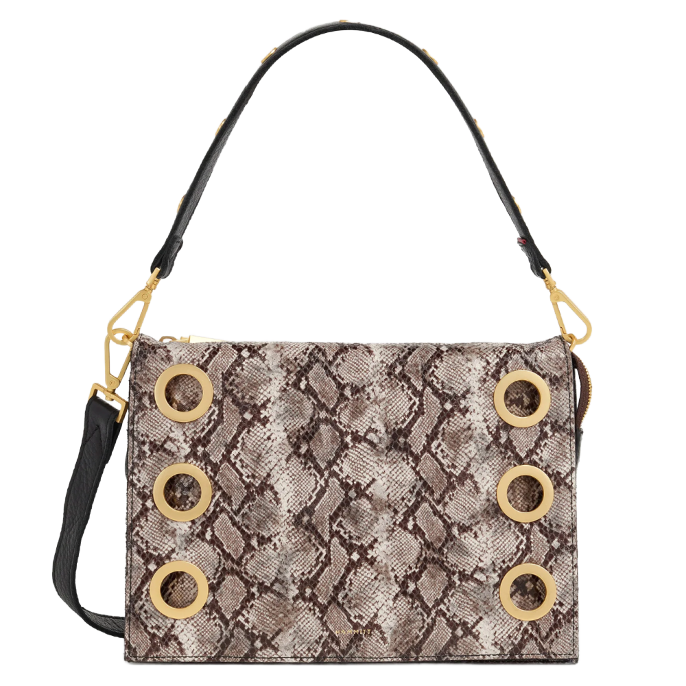 MONTANA CLUTCH LRG CONTRAST SNAKE