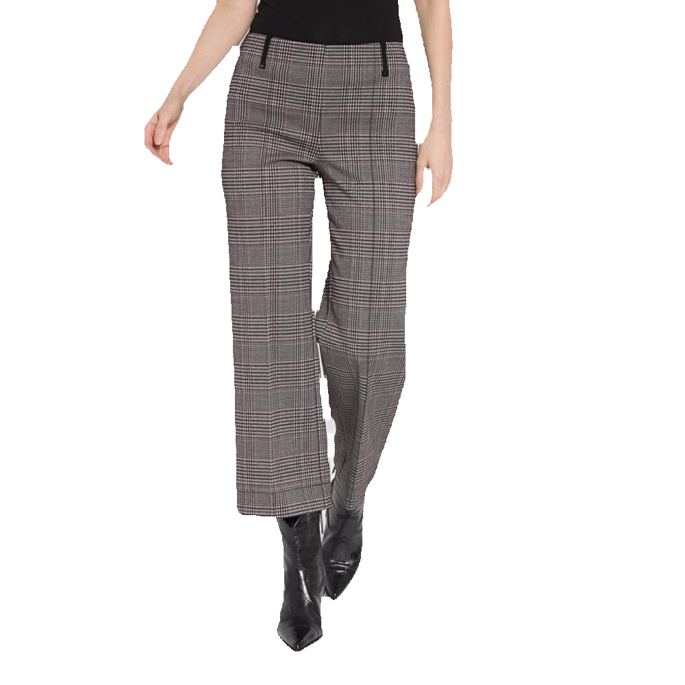 LIVIA CROP BOSTON GLEN PLAID