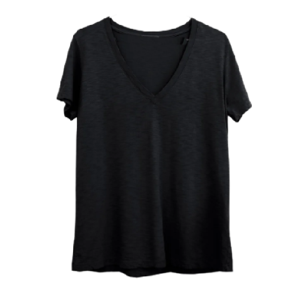 EVERYDAY V-NECK SHIRT BLACK