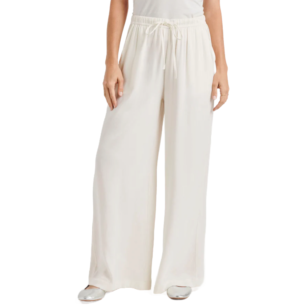 ANGIE SATIN PANT OAK